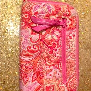 Authentic Vera Bradley wristlet Wallet Pink